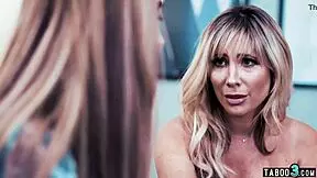 cowardly guy offers teen tasha reign to angry boss for pussy licking mercy