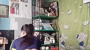 the exotic petite asian dances her tight narrow ass in shorts to phonk beats captivating viewers