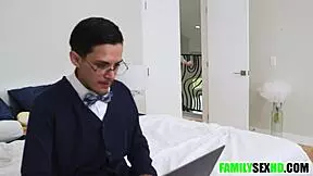 stepdaughter: fucking my stuck daddy's monster cock feels taboo hot