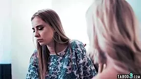 cowardly guy offers teen tasha reign to angry boss for pussy licking mercy