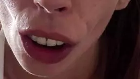 Candie Cross Bites Lip in Raw Anal Slide Tiny Juicy Ass Taking Every Inch