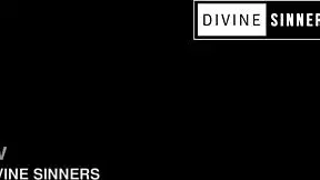 divine sinners: bbw latina milf's wet sloppy deepthroat in jacuzzi??