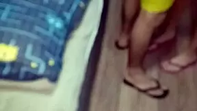 Made a spanish for boyfriend first time cum on tits