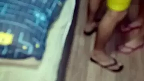 Made a spanish for boyfriend first time cum on tits