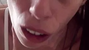 Candie Cross Bites Lip in Raw Anal Slide Tiny Juicy Ass Taking Every Inch