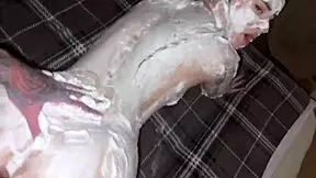 whoa that huge foamy ass swallows monster cock whole
