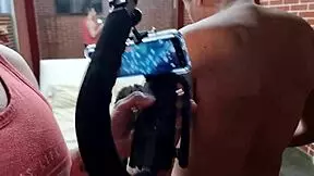 chubby brazilian 18yo screams as endowed stud facefucks her curvy ass backstage?