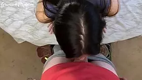 i was fixing the light bulb but she suddenly jumped me instead