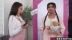 naughty stepbros hack fuck doll ai making her lick pussy spread wide for doggystyle pounding oops