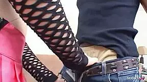 curvy blonde with saggy naturals and big ass feels the rough bbc thrill in pickup casting