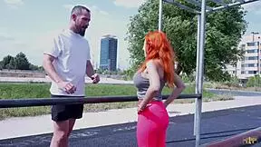 i spot this latina stranger at gym teach her crossfit then she rides my big cock squirting everywhere wild