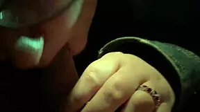 18yo teen slut craves public parking lot dick sucking from old man outdoors 🍆🚗💦