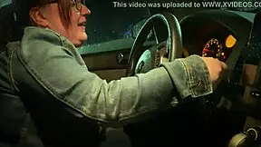 18yo teen slut craves public parking lot dick sucking from old man outdoors 🍆🚗💦