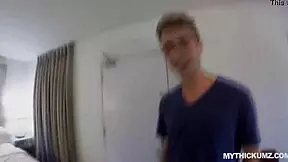 Pov hangs with thicc oiled teen 18+ hottie up close