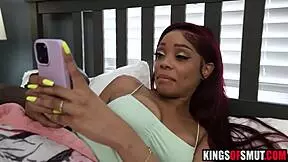 black stepdad fucks horny ebony stepdaughter monster cock deep