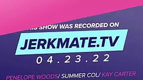 Ever wonder how Penelope Woods dominates Kay Carter's ass with a strap-on?