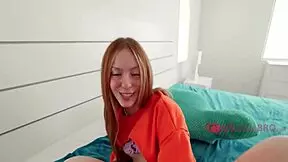 yo tiny redhead teen wants stepbro's nasty pov fuck right now