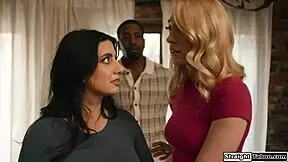 you wanna divorce? fine, then watch me fuck your hot shaved pussy girlfriend deep