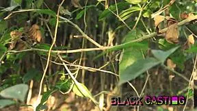 lucky farmer spots petite tiny teen outside and fucks her bent over to screaming orgasm on ranch