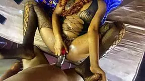 ebony teen with small tits squirts on pov monster bbc while worshiping that tight pussy quickie