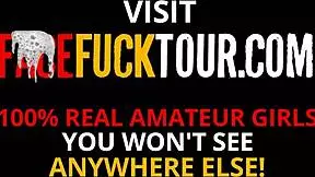 Real Latina's Face Roughly Fucked and Cum Filled by American Tourist