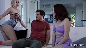 natural big tit hotties freya parker and kay lovely suck and fuck robby apples' big dick in wet threesome