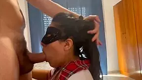 estudiante latina cachonda mama polla y traga corrida caliente 😘