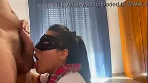 estudiante latina cachonda mama polla y traga corrida caliente 😘