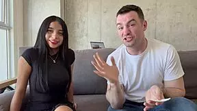 Behind scenes petite dafne michelle's huge natural tits tease andres acosta!