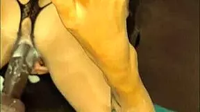 young skinny girl creams hard on oiled bdsm dildo machine fucking her tight pussy lola spice