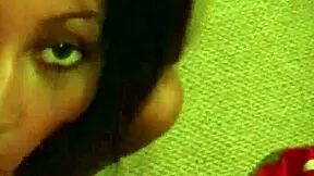 tiny ebony trisha strips teases then takes hard closeup fuck and cumshot