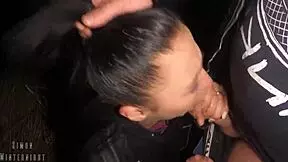 i stuff this young cocksucker's mouth outdoors till it's overflowing