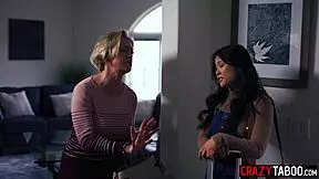 Big Tits Milf Dee Williams Dives Tongue Deep into Asian Teen Lulu Chu's Perfect Ass Pussy