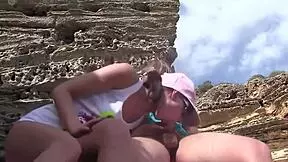 wanna try anal fucking outdoors public on holiday? hardcore amateur