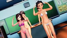 Pokemon Chicas Get Bent Over And Fucked In Classroom!