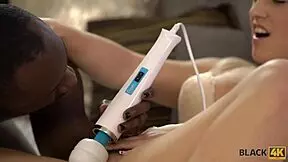 BLACK4K HUGE BLACK COCK REPLACES TOY AND POUNDS EUROPEAN BLANCHE INTO MOANING ECSTASY