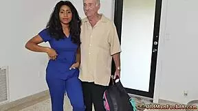 amateur couple invites fierce ebony lady for threesome fun