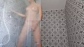 Steamy Brazilian Latina In Lingerie Dances Her Big Ass Before Sensual Shower Tease