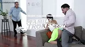 naughty teen stepsister fingers masturbates before riding interracial hardcore