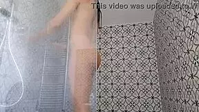 Steamy Brazilian Latina In Lingerie Dances Her Big Ass Before Sensual Shower Tease