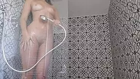 Steamy Brazilian Latina In Lingerie Dances Her Big Ass Before Sensual Shower Tease