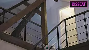 Busty maid's cock wash blowjob creampie surprise?