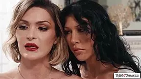 Busty Tgirl Tori Easton Feels GF's Intense Squirting Release