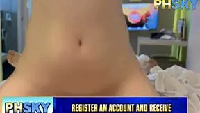 Phsky's wet asian wife rides cock to dripping orgasm on outing