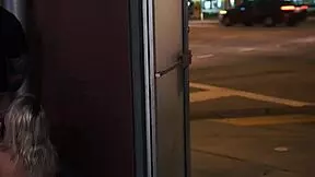 blonde teen in stockings bound and rubbing to cum... valerie white's wild bdsm peak!!