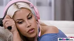 Stepmom rims stepdaughter's bff in hot lesbian ass licking threesome