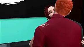 tattooed redhead's perfect pussy licked before big cock anal cumshot dive