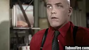 innocent teen threesome wrecked by teacher and milf principal