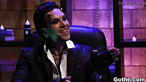 Wild Goth Sluts Kenzie Reeves Kira Noir Jane Wilde Share Monster Cock Foursome!