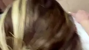 cute blonde slut squirts on big black cock like a freak 😜🔥